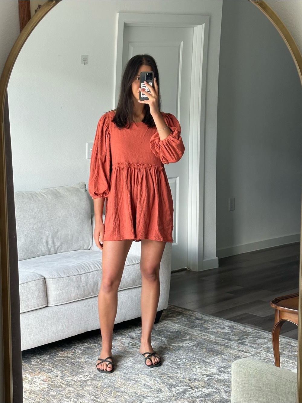 NWT Free people beach orange romper size small - Picture 2 of 6